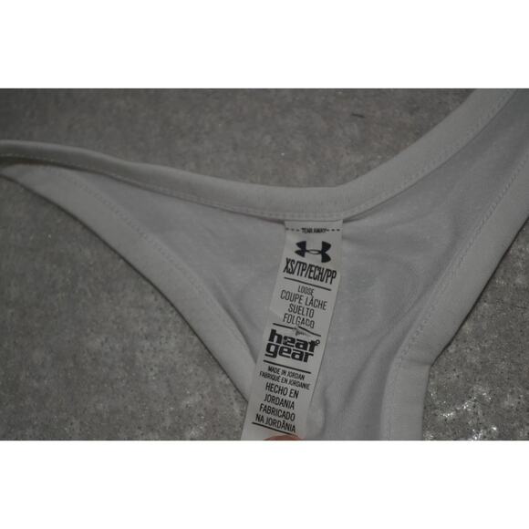 46388-a Under Armour Tanktop Performance Loose Pink White Size XS Womens NEW - Picture 7 of 11